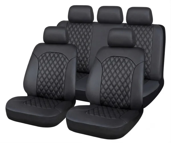 Sakura Bromley Full Set Car Seat Covers – Universal Airbag Compatible Grey