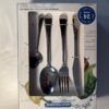 HUILIN 24 Piece Stainless Steel Cutlery Set for 6 People